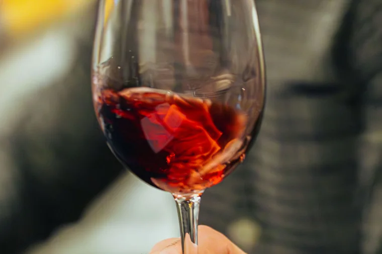 Close-up wine glass image suited to eye-catching short-form social video storytelling