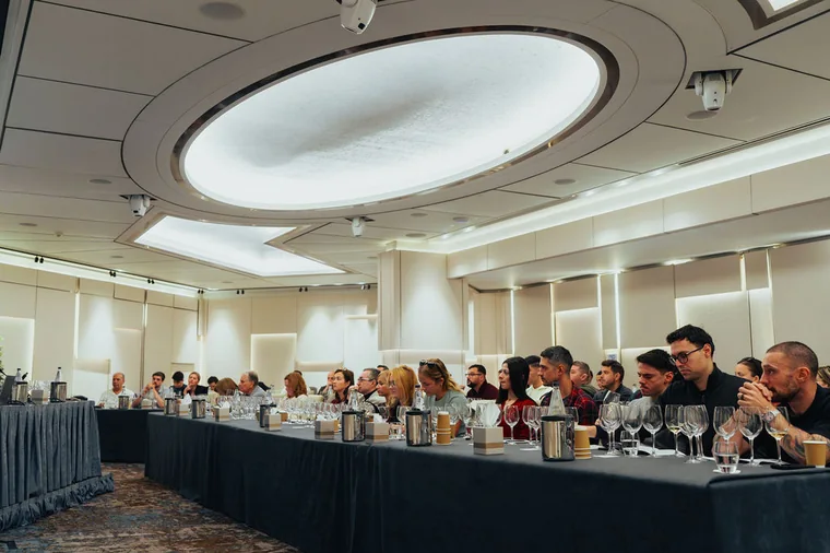 Audience at a branded talk suitable for social cutdowns and recap clips